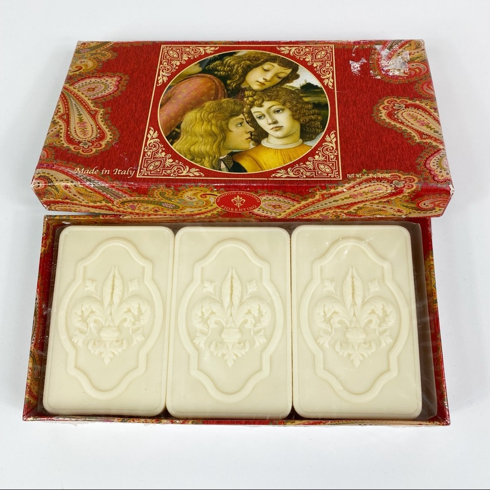 Fiorentino 3 Bar Soap Sandro Botticelli Image Gift Box